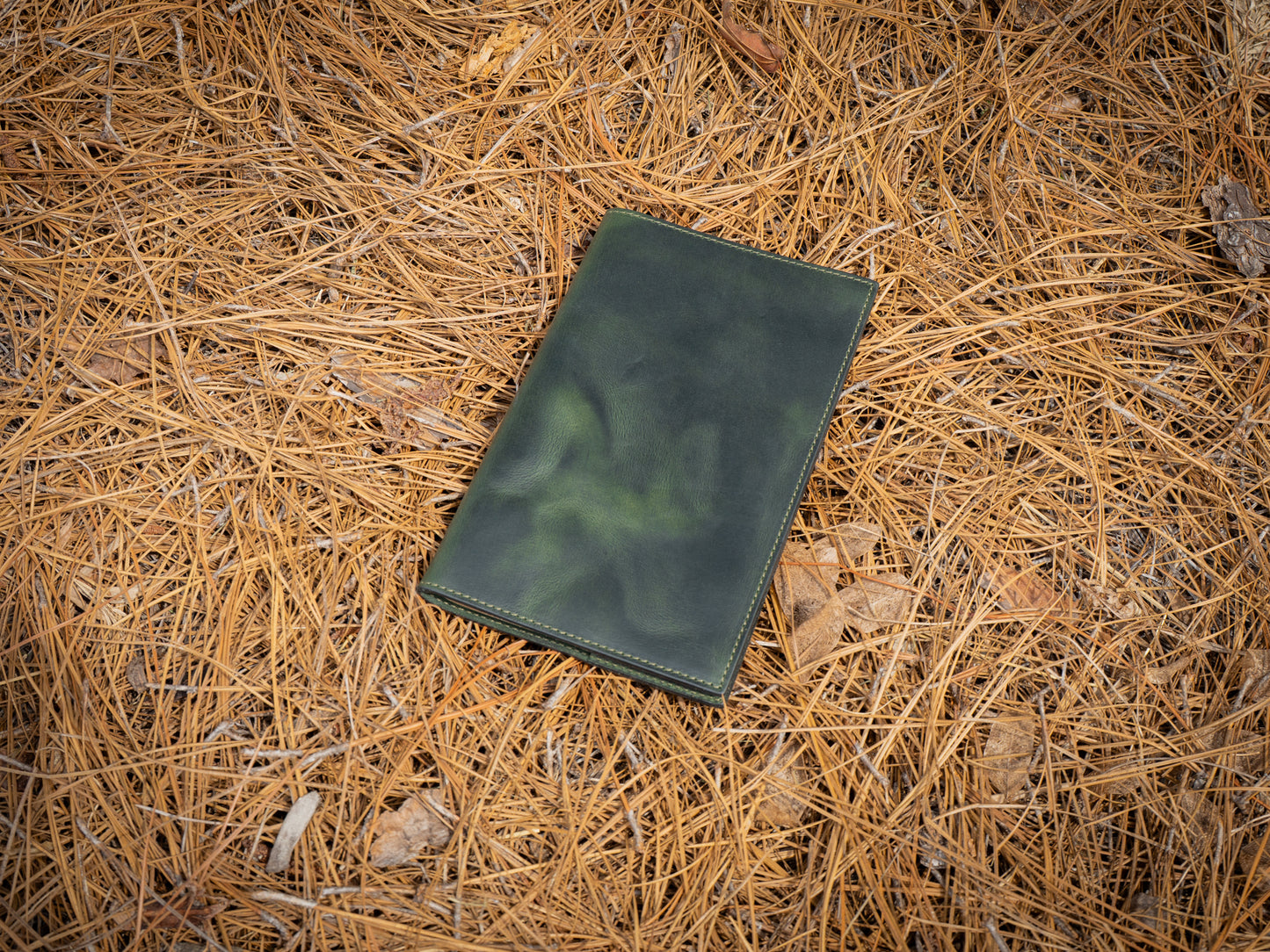 Milwaukee Leather Rhodia A5 Notebook Cover - Green Moss