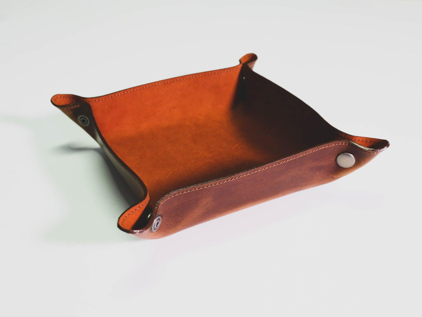 Milwaukee Leather Key Tray - Chestnut Tray - olpr.