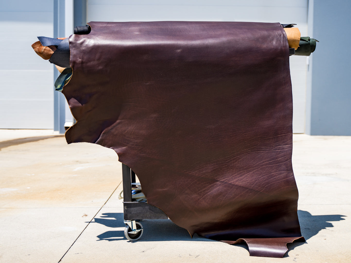 Milwaukee Leather Hide - Chestnut Leather Hide - olpr.