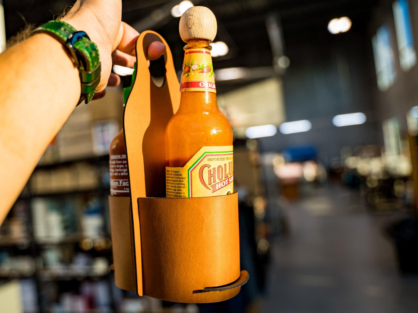 Milwaukee Leather Sauces Holster - Natural cholucha - olpr.