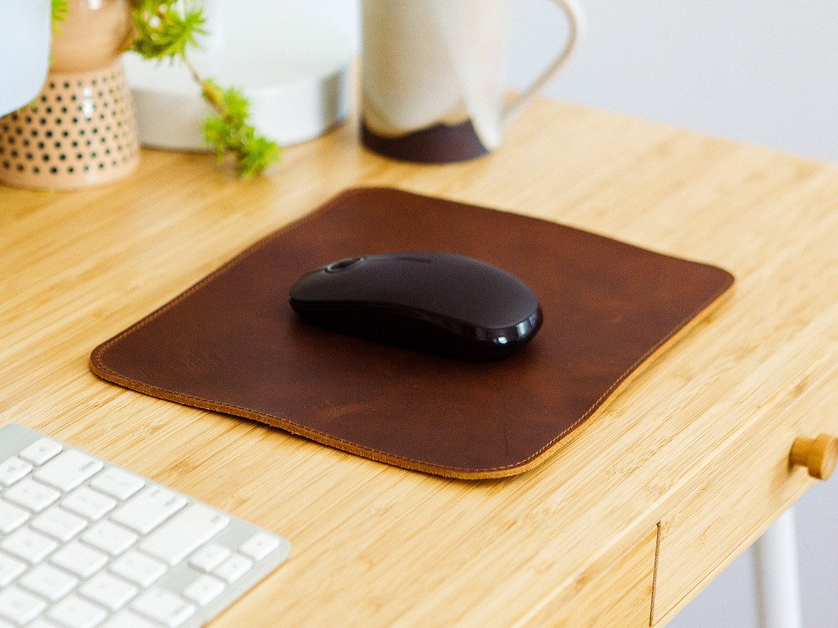 Leather Mouse Pad Milwaukee 