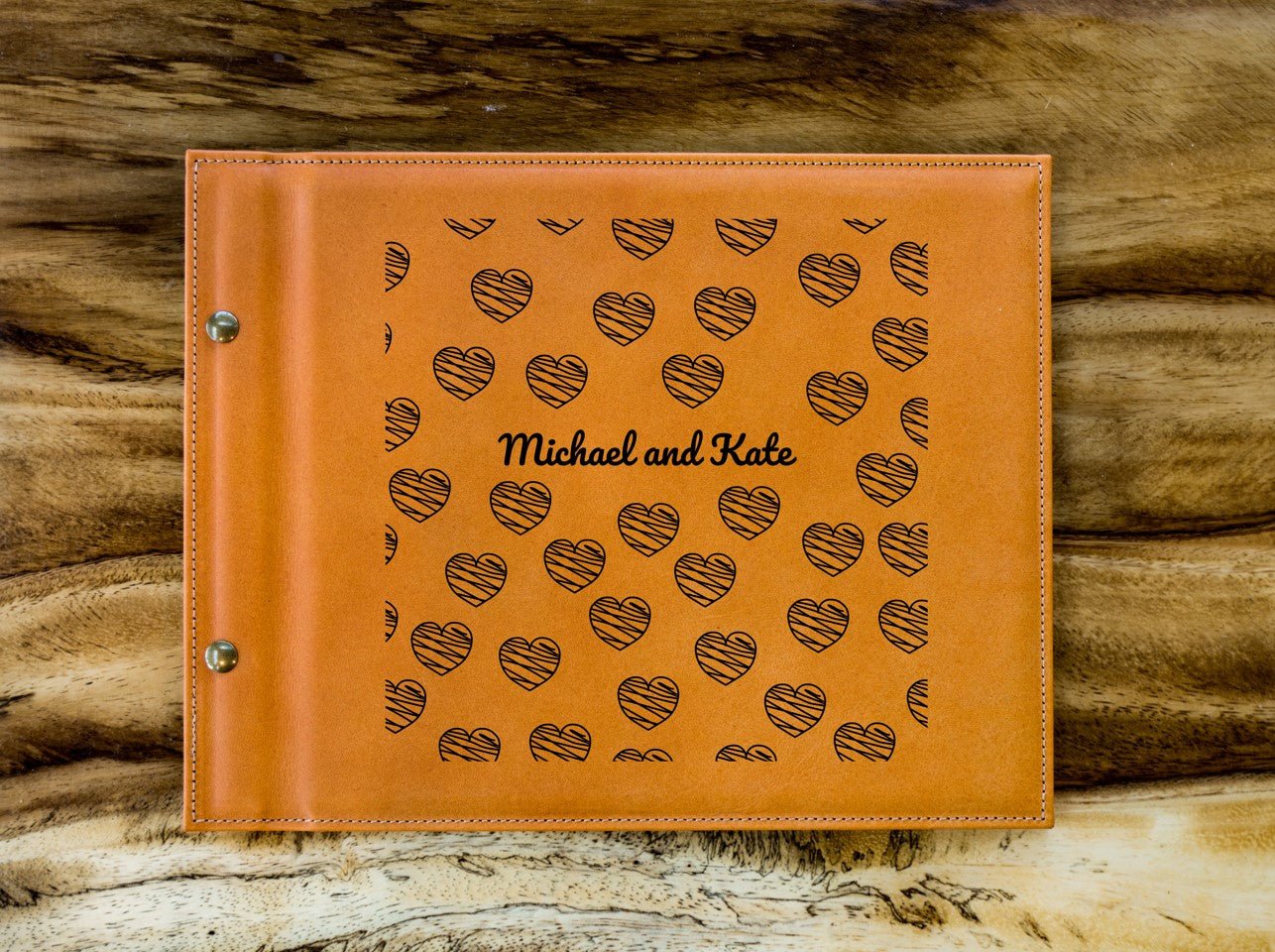 Leather Wedding Guest Book Love Guest Book - olpr.