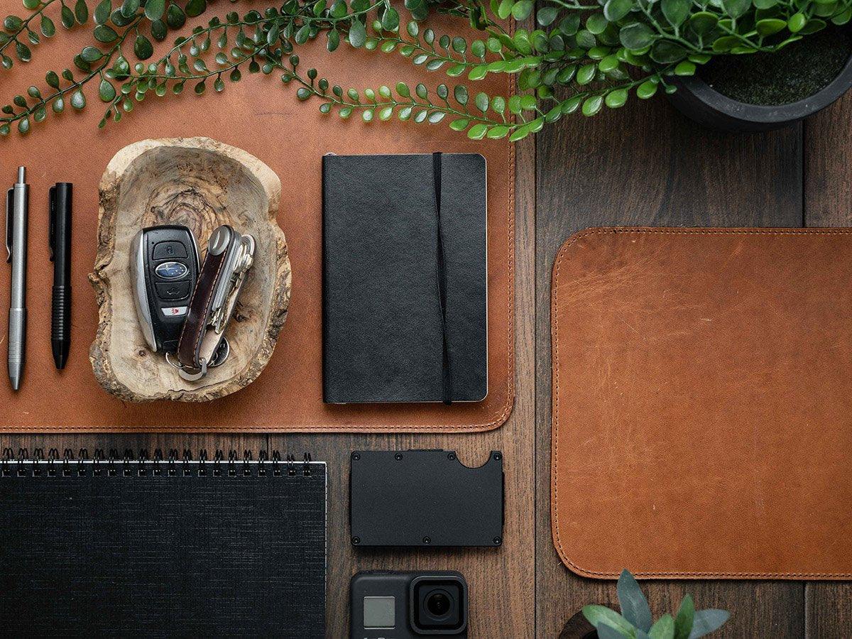 Milwaukee Leather Desk Pad - Natural Desk Pad - olpr.